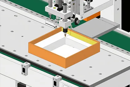 /Revolutionize Your Packaging Process with the Advanced Automatic Rigid Box Corner Pasting Machine
