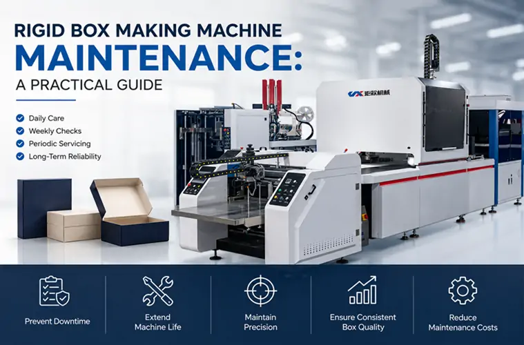 Rigid Box Making Machine Maintenance Checklist for Cleaning, Lubrication, Calibration, and Component Inspection